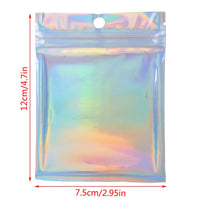 Pochette de Rangement Zippée Holographique - modèle 9 - TransparenceSac.com