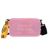 Sac banane transparent violet fashion - modèle light pink - TransparenceSac.com