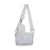 Sac bandouliere transparent violet fashion - modèle White 1 - TransparenceSac.com