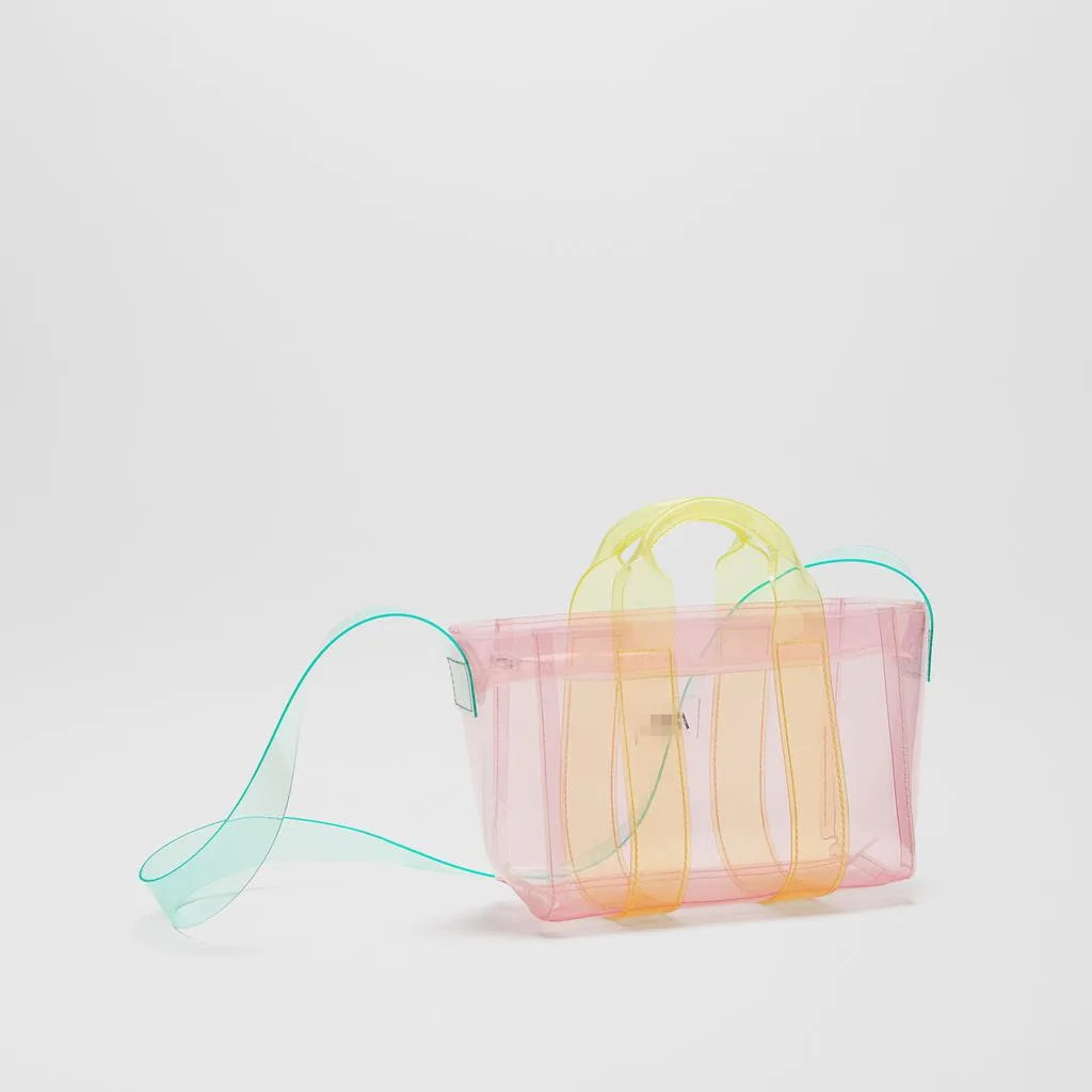 Sac a Main Transparent Mode Coloré