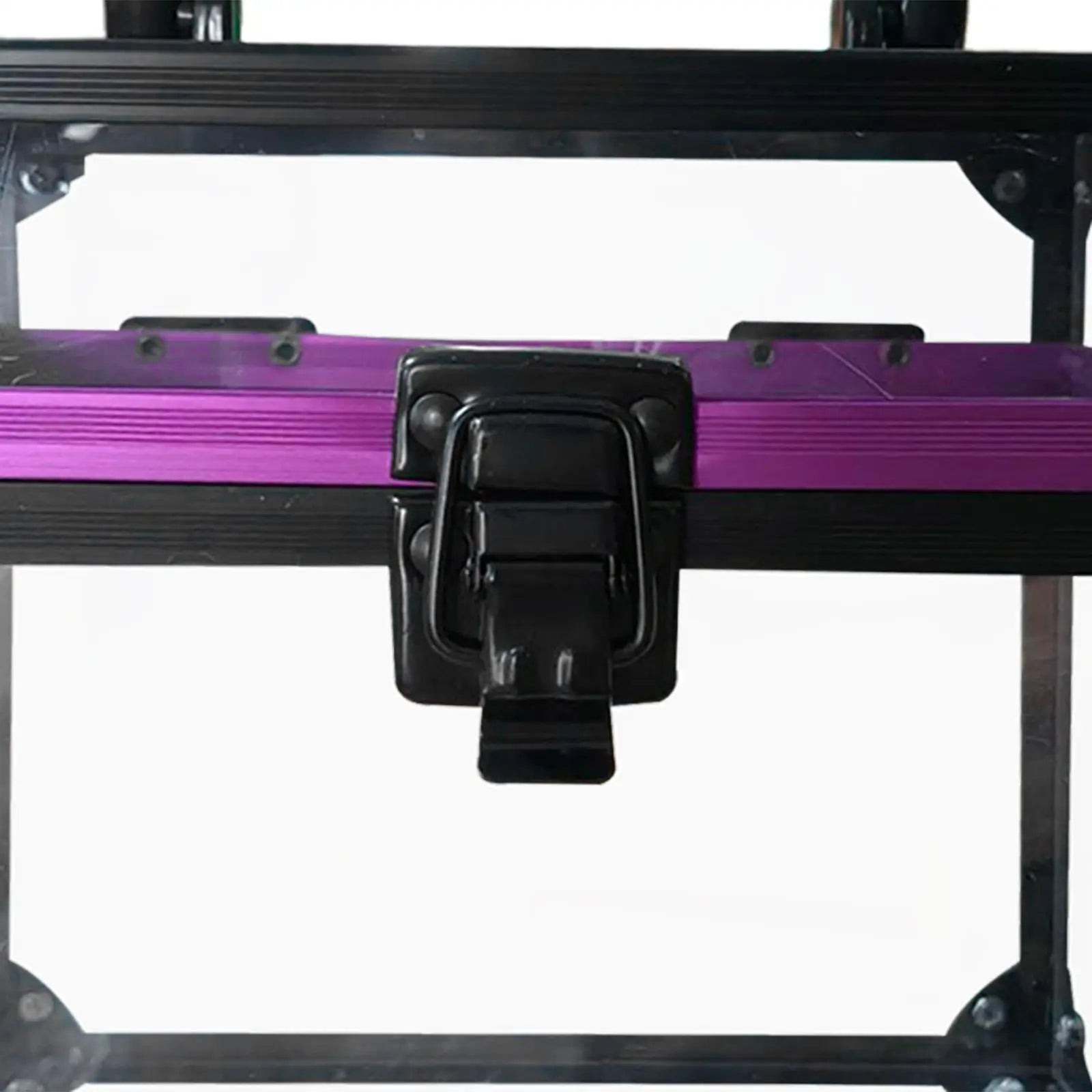 Valisette Transparente Moderne avec Poignée Noir