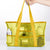 Sac de plage transparent avec pochettes multiples - modèle Yellow - TransparenceSac.com