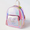 Sac à dos transparent cœur brillant fashion