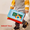 Pochette transparente arc-en-ciel fashion